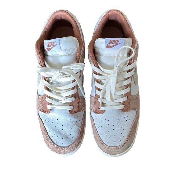 Nike Dunk Low Premium "Medium Curry" Suede Sneakers - Men’s 11.5 - Picture 6 of 14